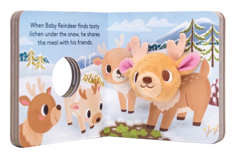 Baby Reindeer: Finger Puppet Book: (Finger Puppet Book for Toddlers and Babies, Baby Books for First Year, Animal Finger Puppets)