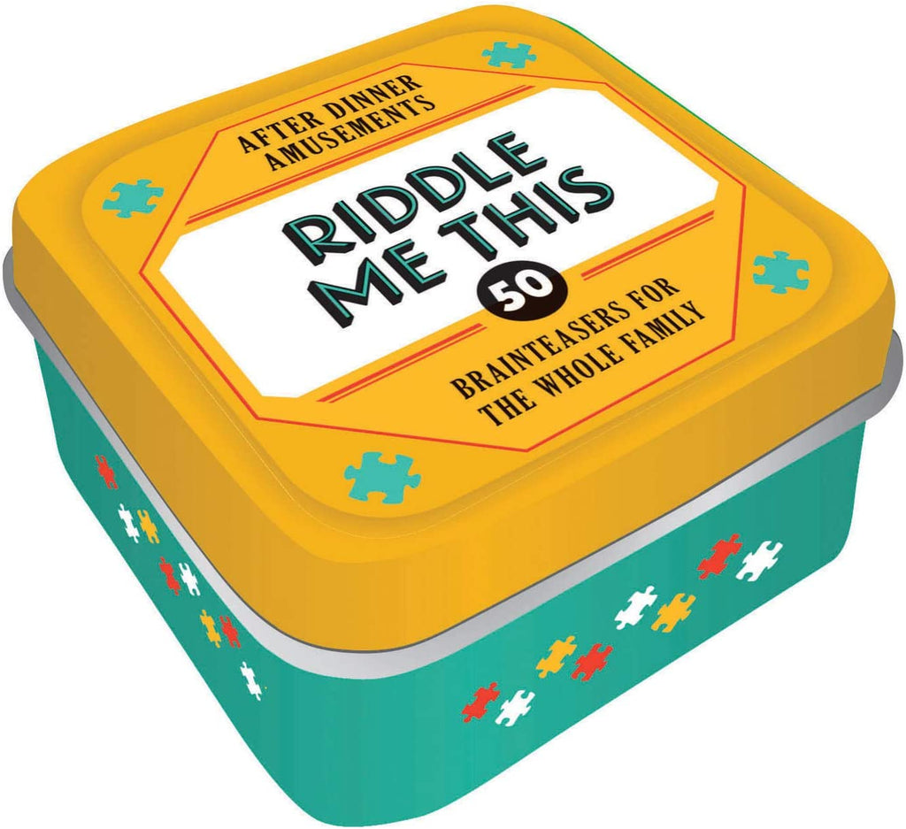 After Dinner Amusements: Riddle Me This: 50 Brainteasers for the Whole Family (Dinner Party Gifts, Games for Adults, Games for Dinner Parties)