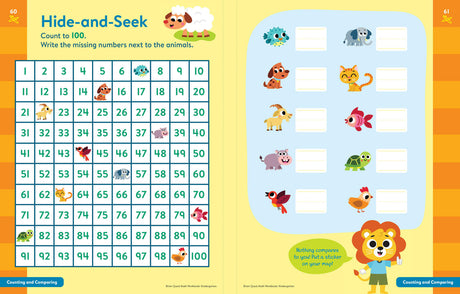 Brain Quest Math Workbook: Kindergarten