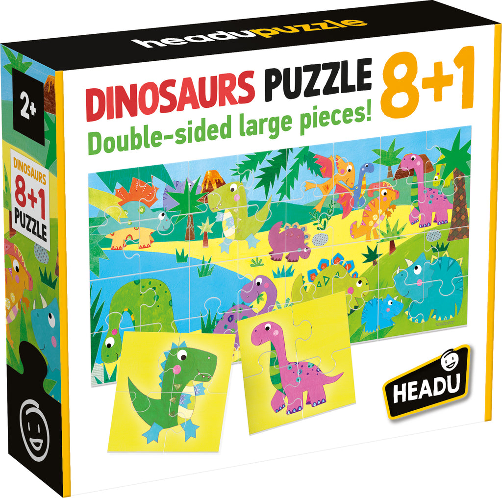 Puzzle 8+1 Dinosaurs