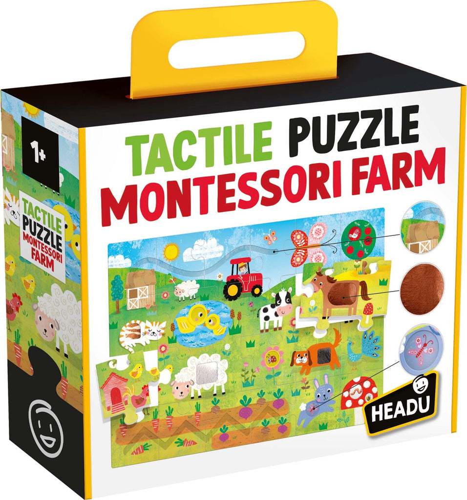 Tactile Puzzle Montessori Farm