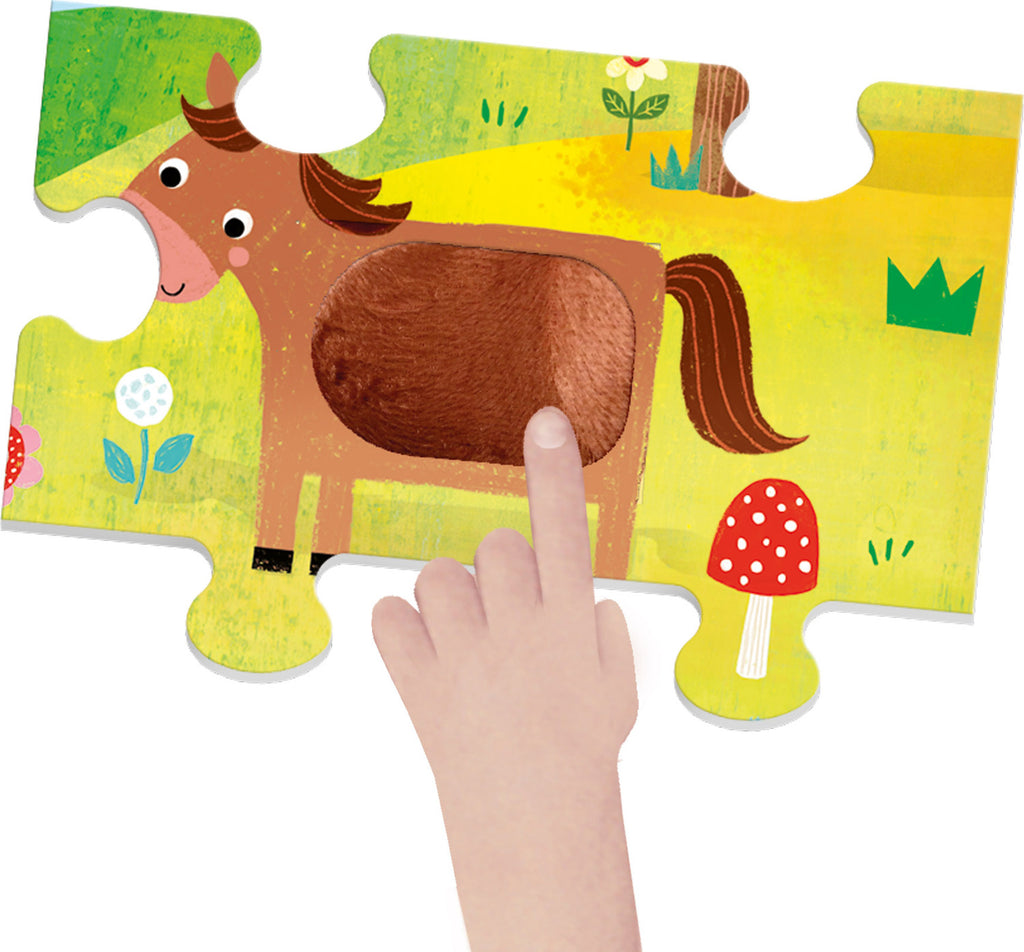 Tactile Puzzle Montessori Farm