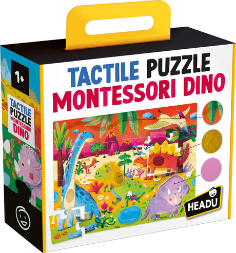 Tactile Puzzle Montessori Dino