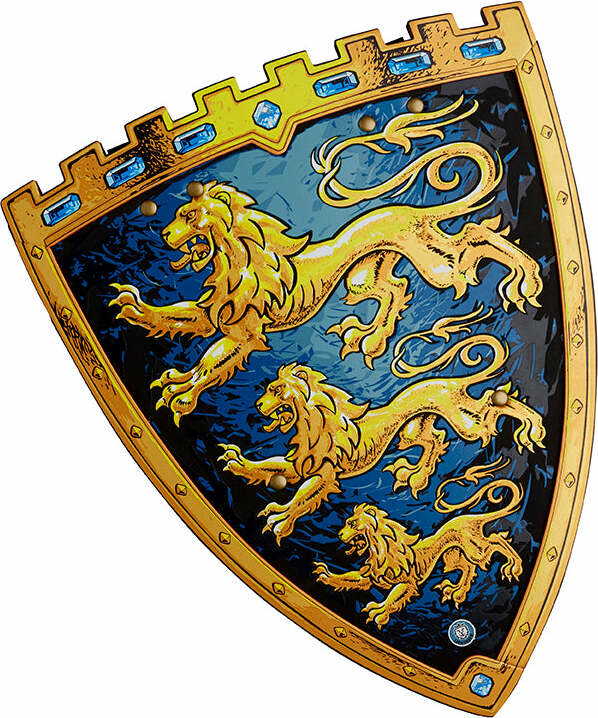 Liontouch Pretend-Play Foam Triple Lion King Shield