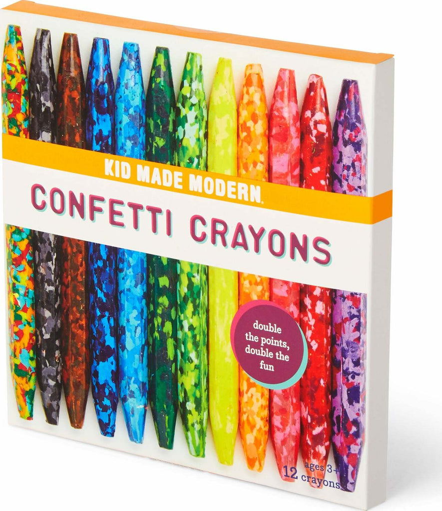 Kid Made Modern Confetti Crayons