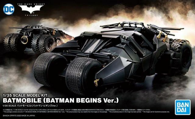 Batmobile (Batman Begins Ver.) "BATMAN", Bandai Spirits 1/35