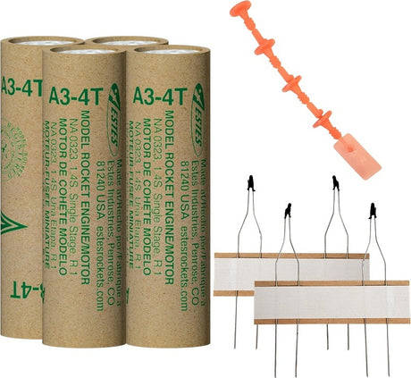 A3-4T Model Rocket Engines (4pk)