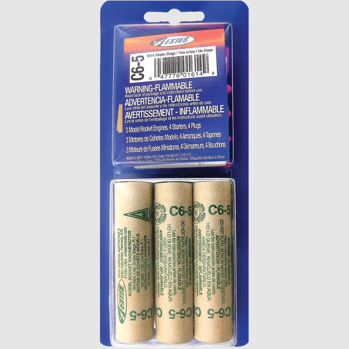 C6-5 Model Rocket Engines (3pk)