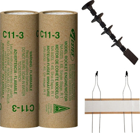 C11-3 Model Rocket Engines (2pk)