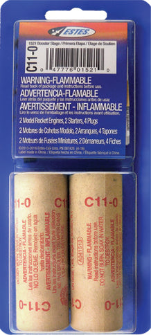 C11-0 Model Rocket Engines (2pk)