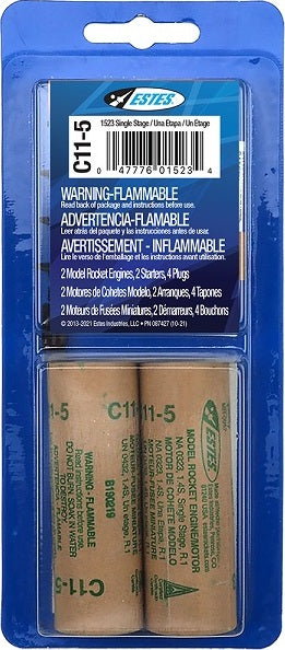 C11-5 Model Rocket Engines (2pk)