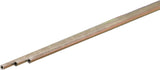 Round Aluminum Tube: 1/16" OD x 0.014" Wall x 12" Long