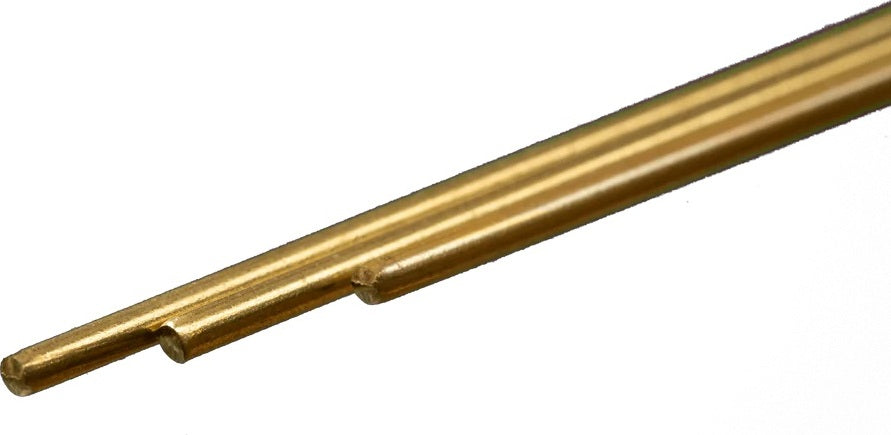 Round Brass Rod: 1/16" OD x 12" Long