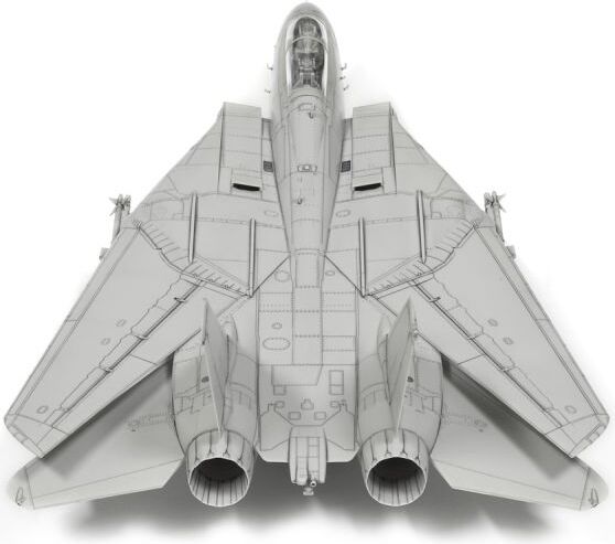 1/72 Grumman F-14D Tomcat Plastic Model