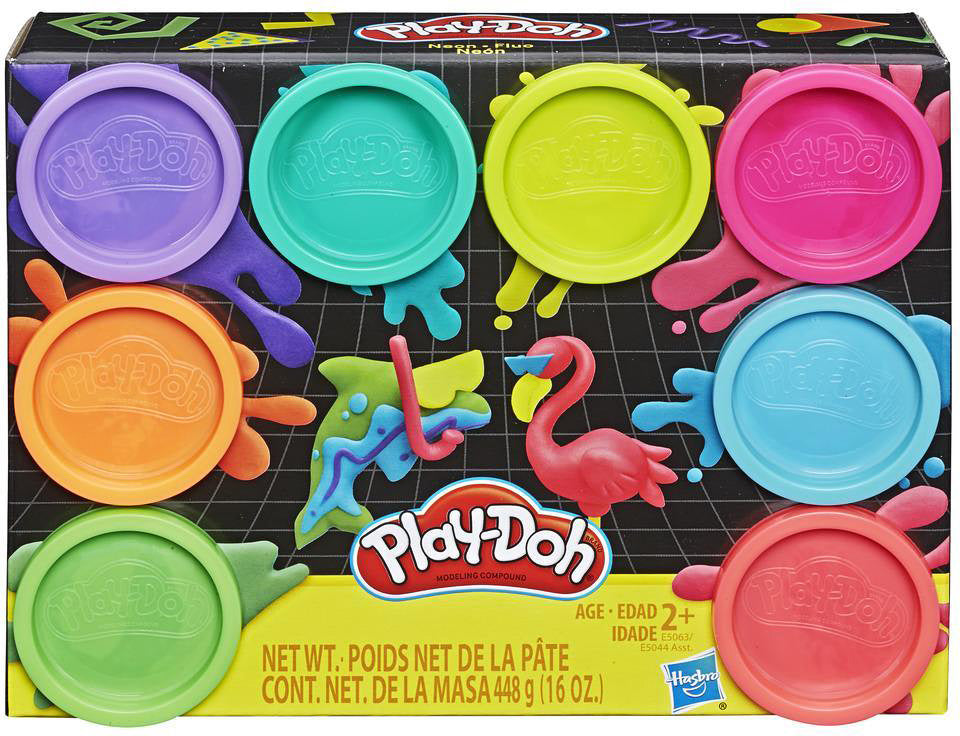 Play-Doh 8-Pack Neon Non-Toxic Modeling Compound with 8 Colors