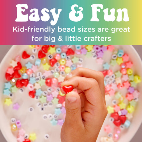 Bead Jewelry Jar - Rainbow