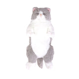 Sunlemon Lap Cat Sleeping Gray + White
