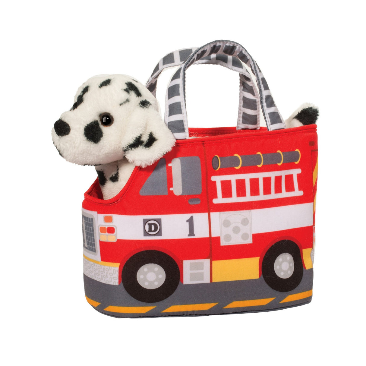 Fire Truck Pet Sak w/ Dalmatian
