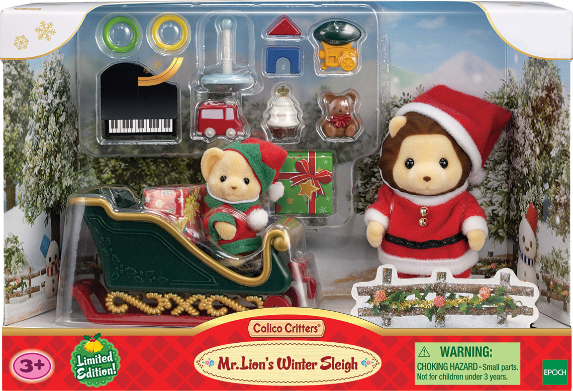 set pour Noël les amis sylvanian