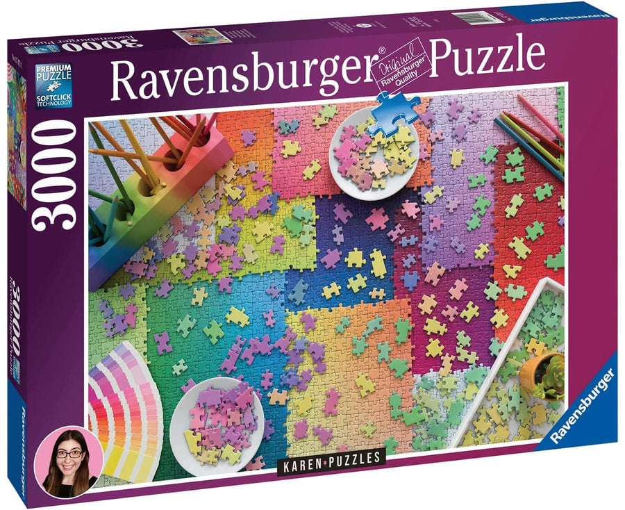 Karen Puzzles on Puzzles 3000 Piece Jigsaw Puzzle