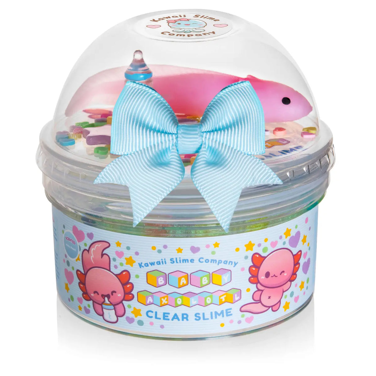 kawaii baby axolotl slime