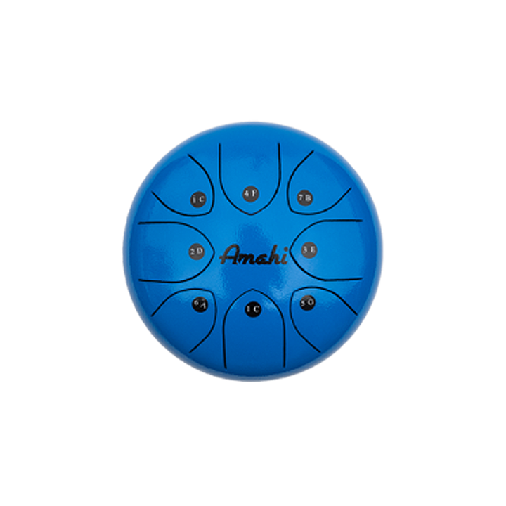 6" Steel Tongue Drum Blue