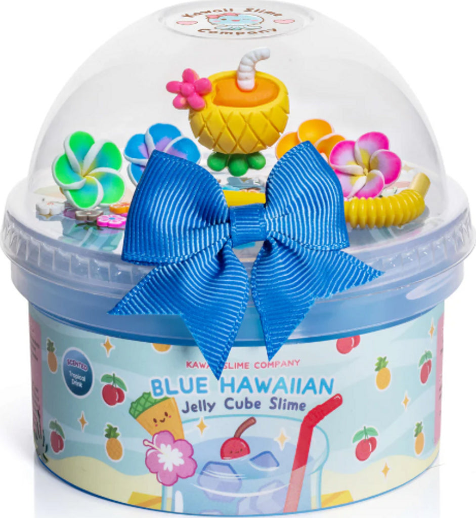 Blue Hawaiian Jelly Cube Slime