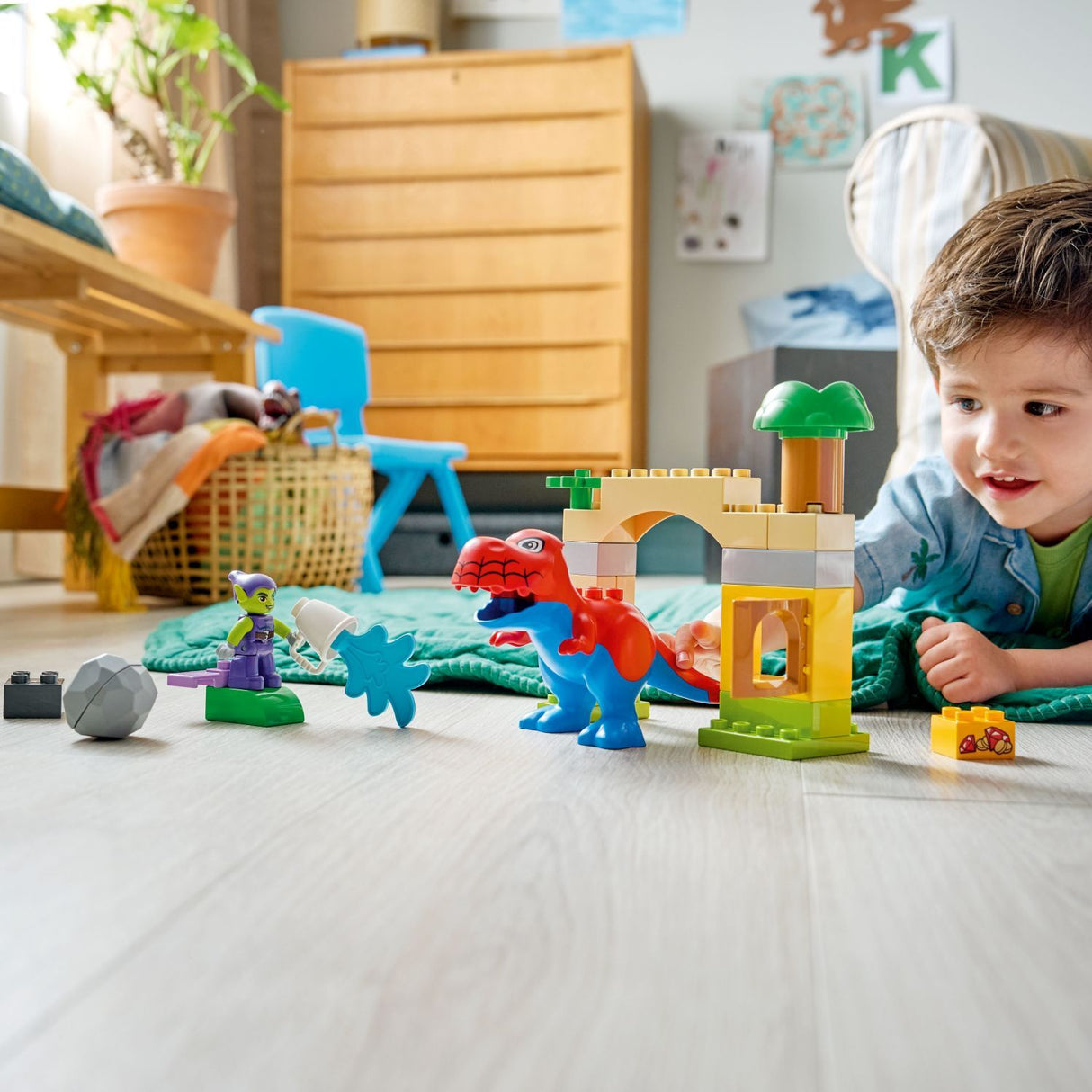 LEGO DUPLO Disney: Dinosaur Spidey-Rex vs. Green Goblin