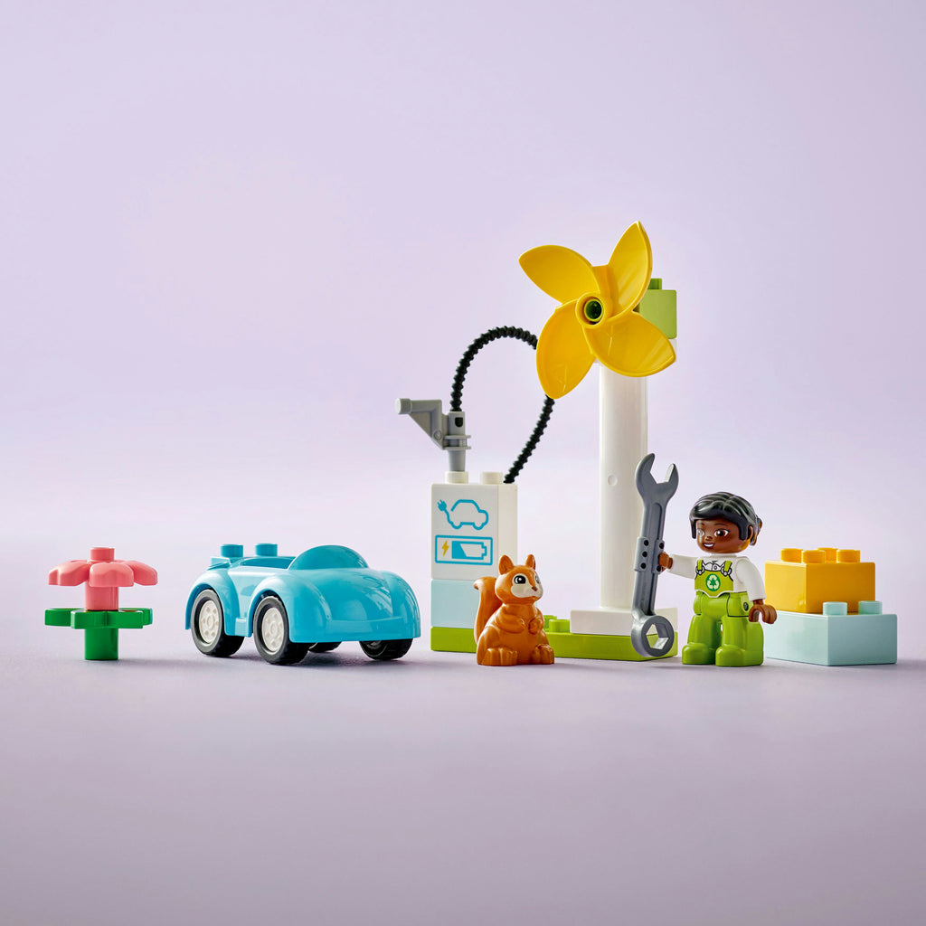 LEGO® DUPLO: Wind Turbine and Electric Car