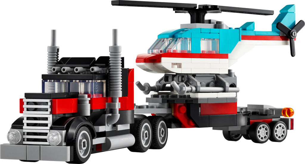 LEGO Creator: Flatbed Truck with Helicopter