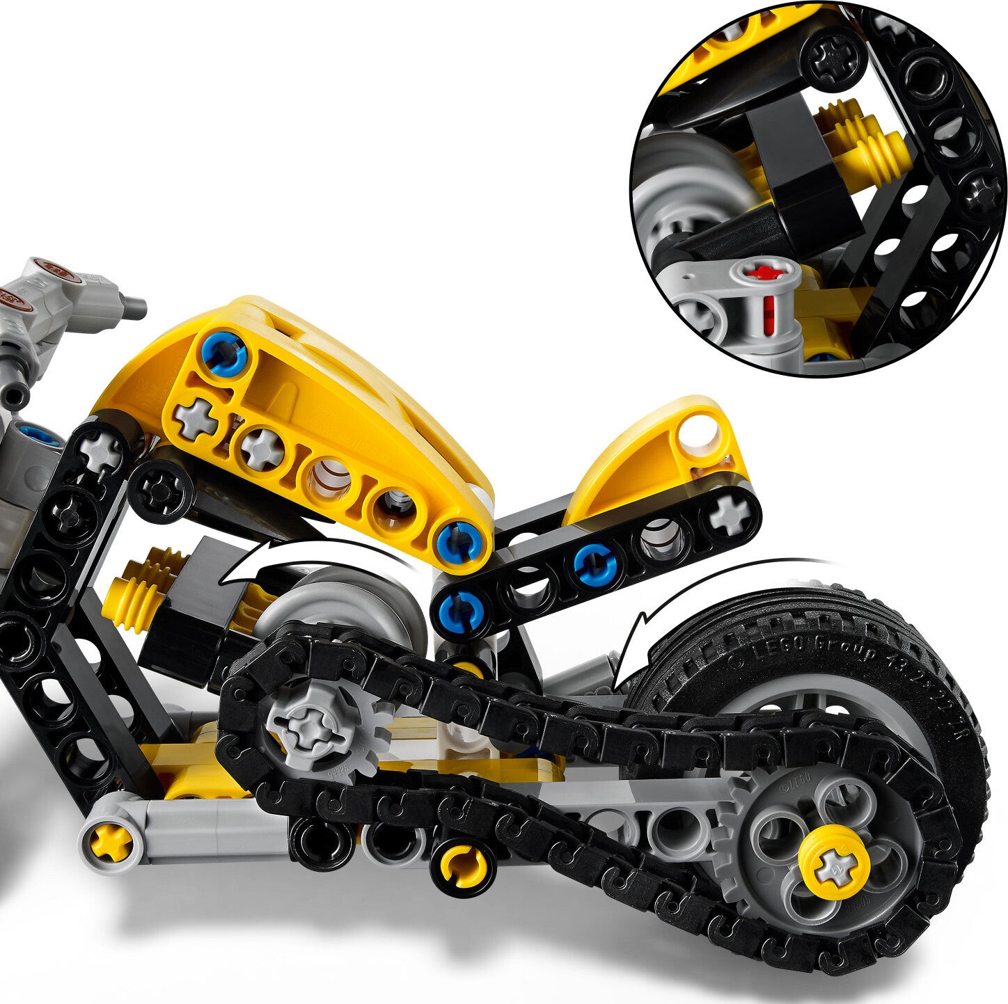LEGO Technic 42225 Yellow Motorcycle – Turner Toys