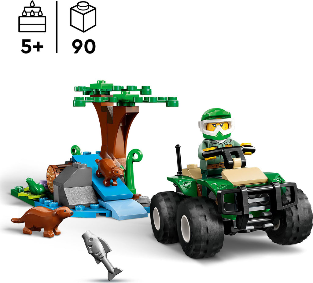 LEGO® City Great Vehicles: ATV and Otter Habitat