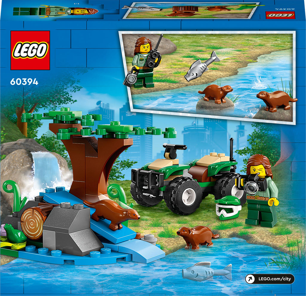 LEGO® City Great Vehicles: ATV and Otter Habitat