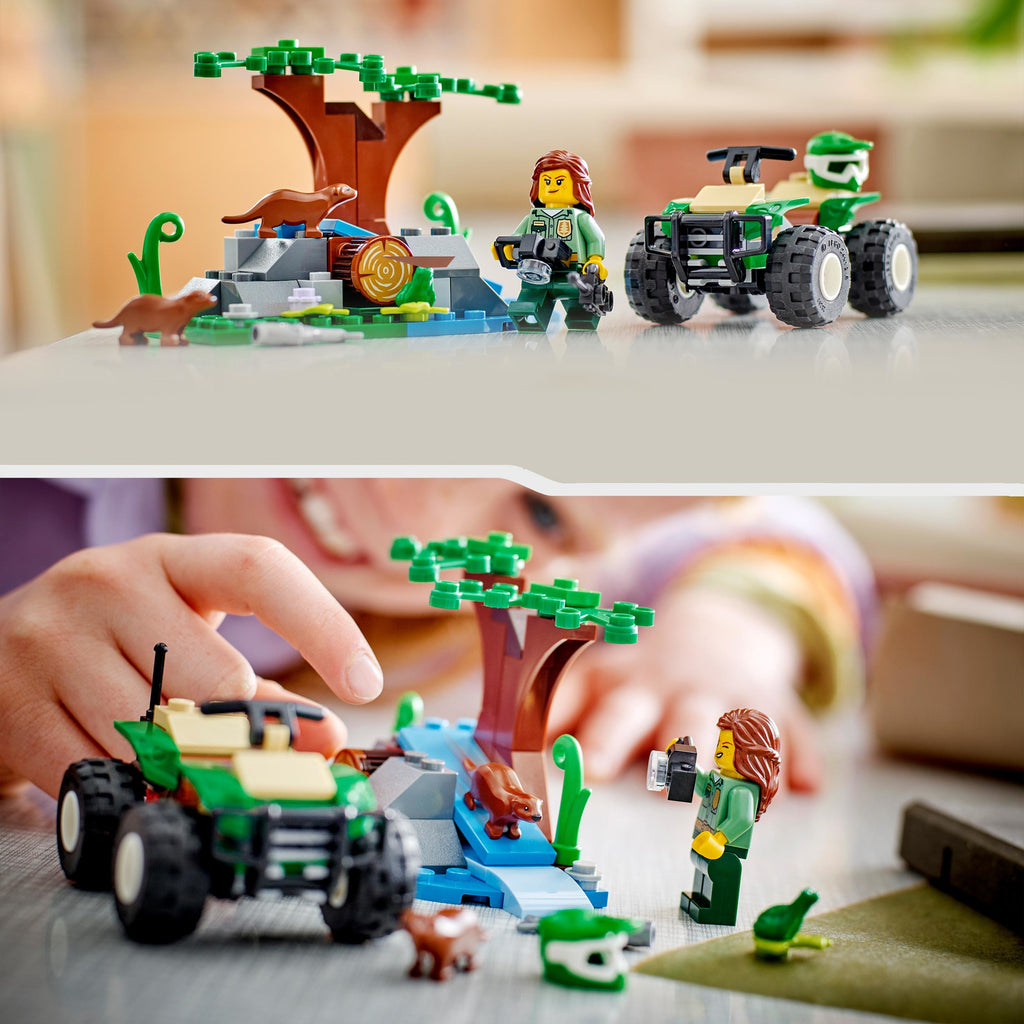 LEGO® City Great Vehicles: ATV and Otter Habitat