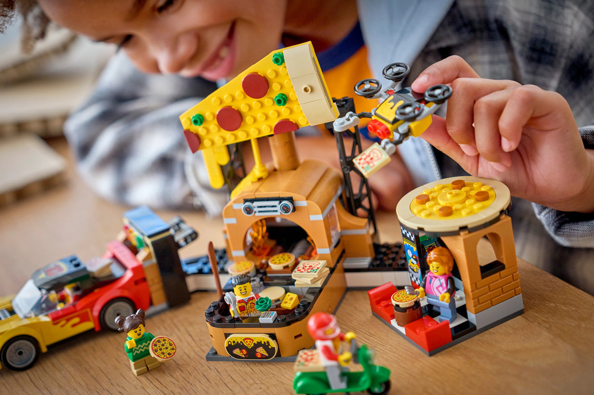 LEGO® City Pizza Delivery Experience with Vehicles