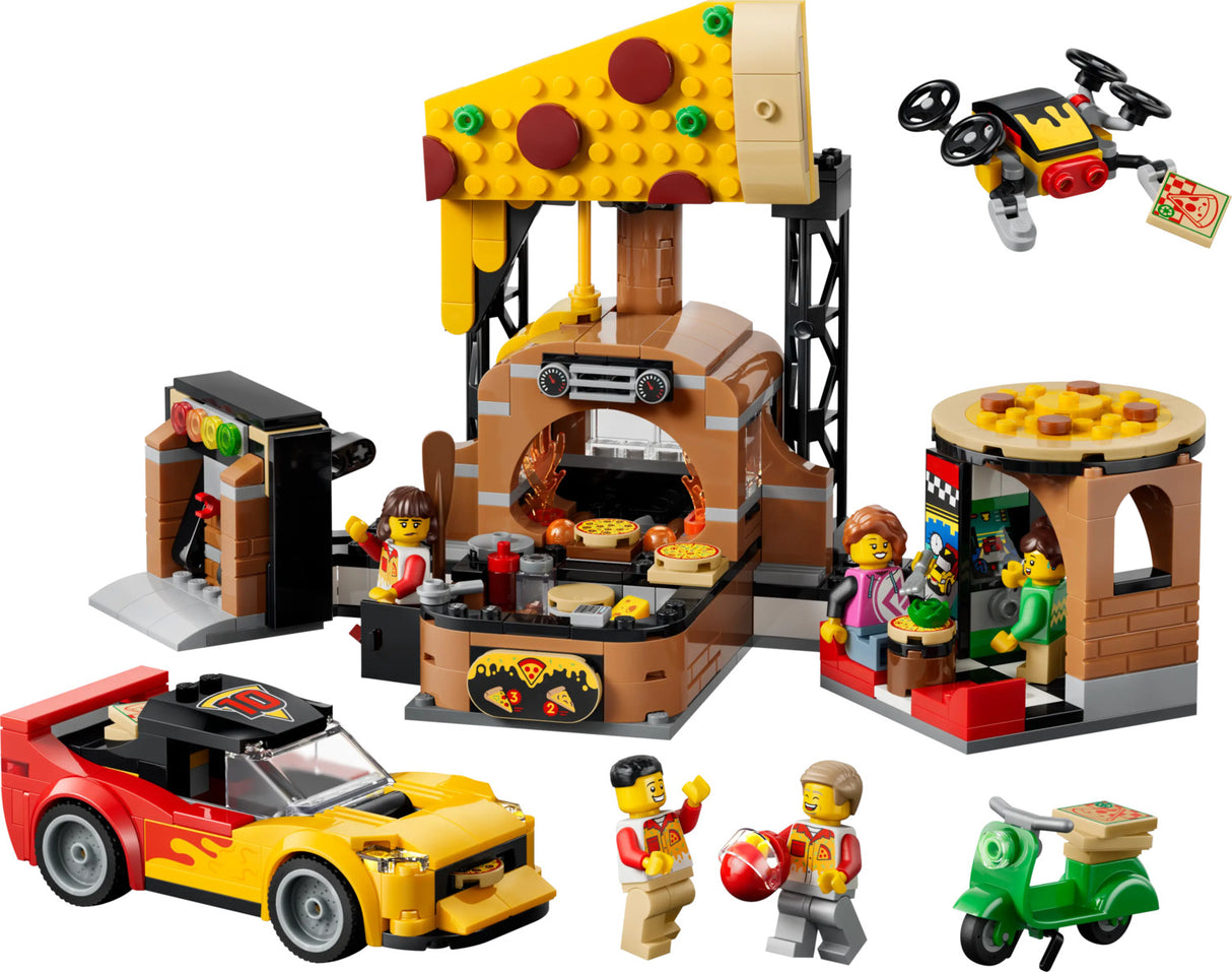 LEGO® City Pizza Delivery Experience with Vehicles