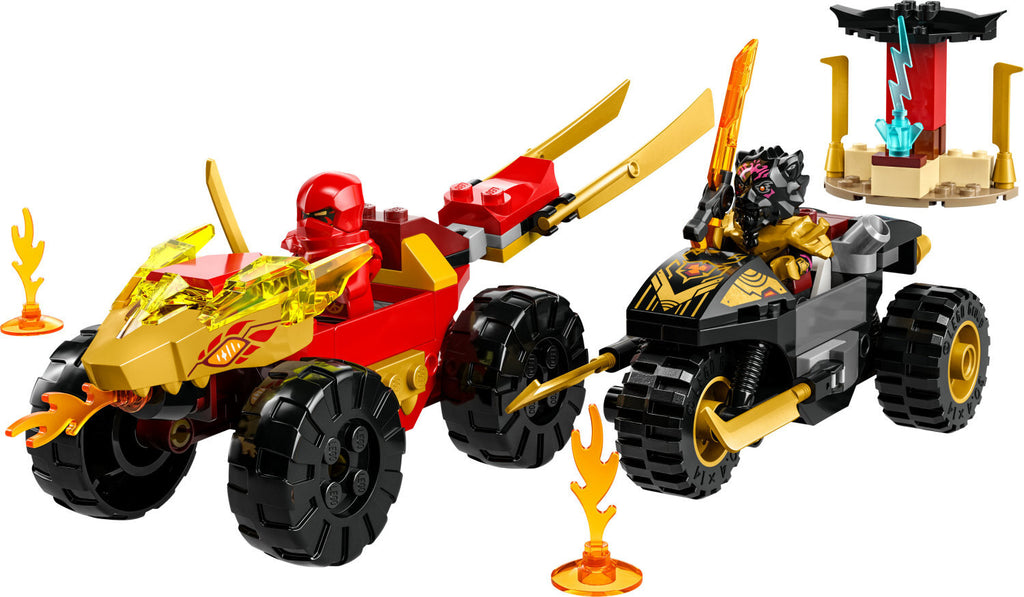 LEGO® Ninjago: Kai and Ras's Car and Bike Battle