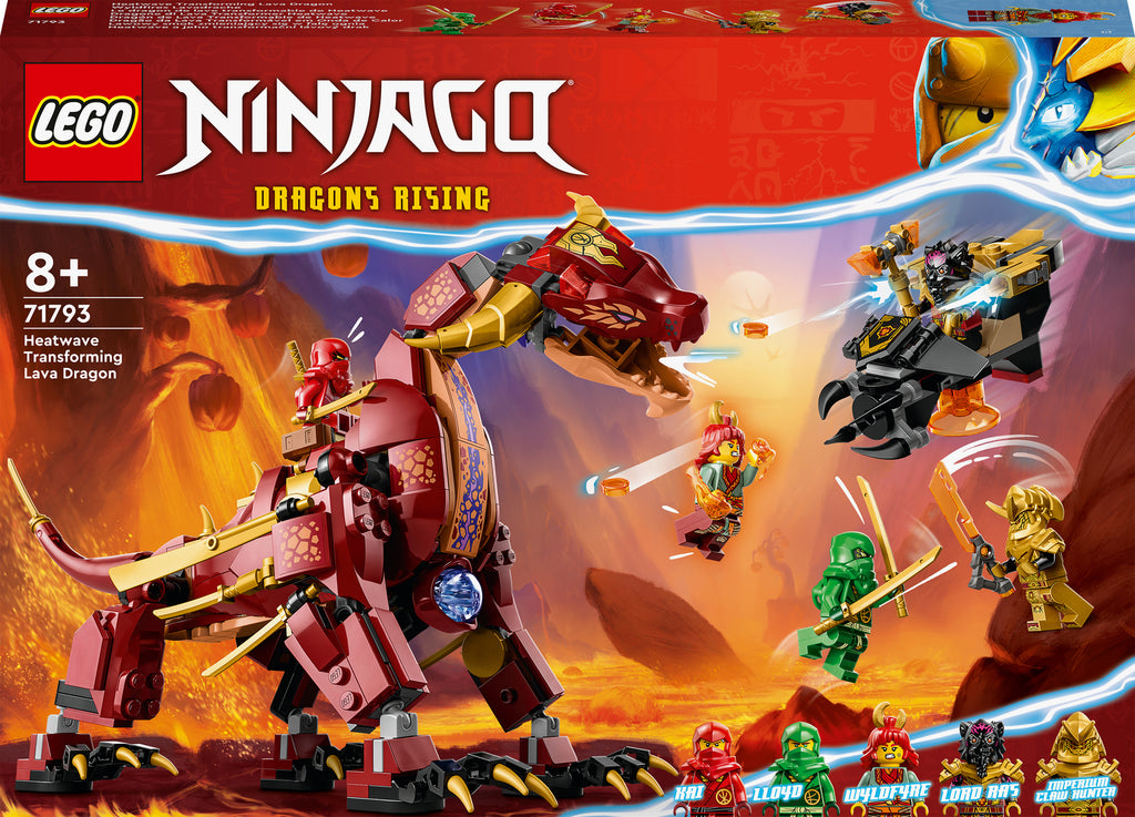 LEGO® NINJAGO® Heatwave Transforming Lava Dragon