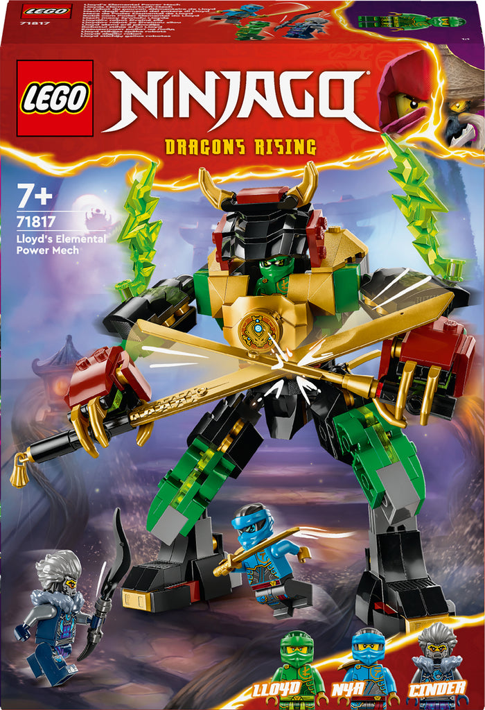 LEGO NINJAGO Lloyd’s Elemental Power Mech Toy