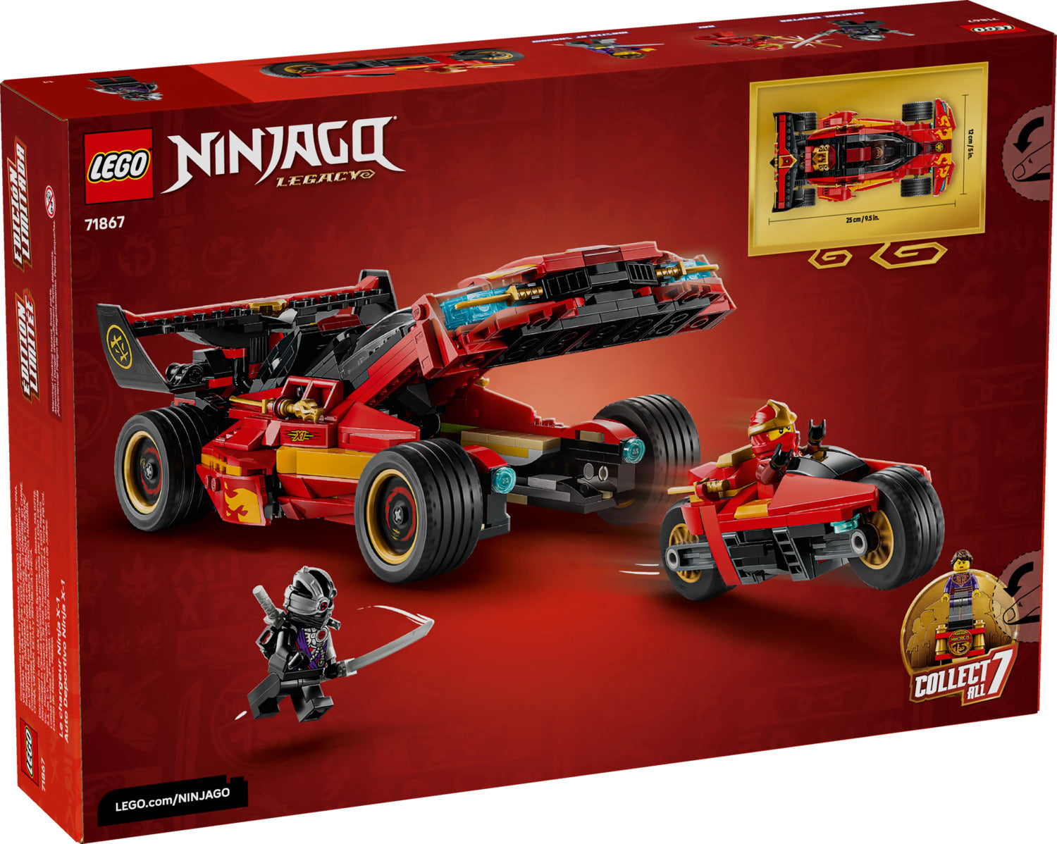 LEGO Ninjago 71867 X-1 Ninja Charger 15th Anniversary – Turner Toys