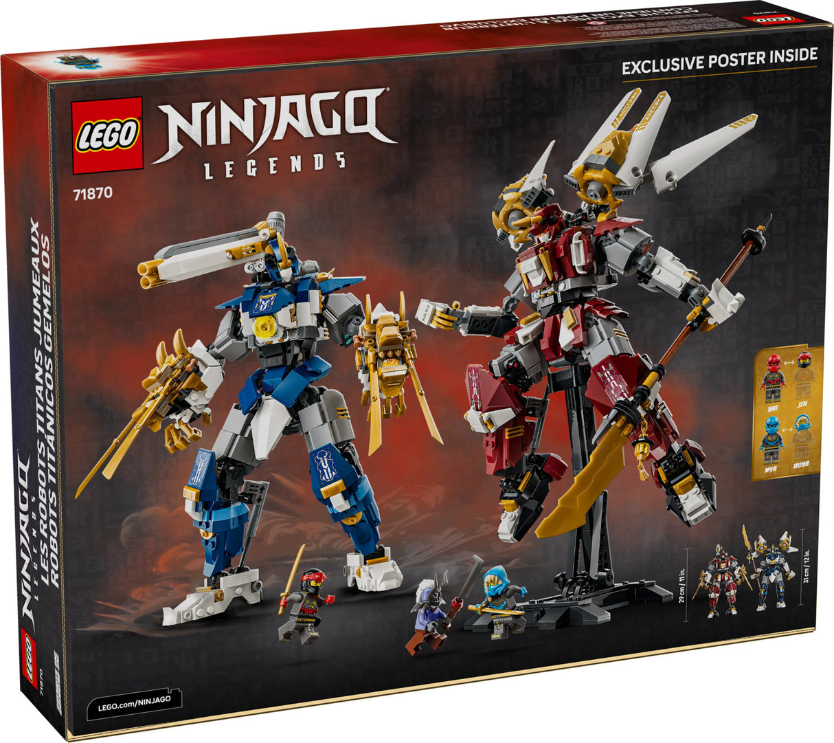 LEGO® NINJAGO® The Twin Titan Mechs