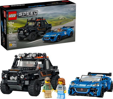 LEGO® Speed Champions Jaguar Project 7 & Land Rover Defender