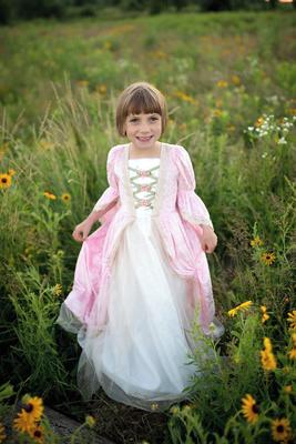Royal Princess Dress Pink/Ivory 5-6
