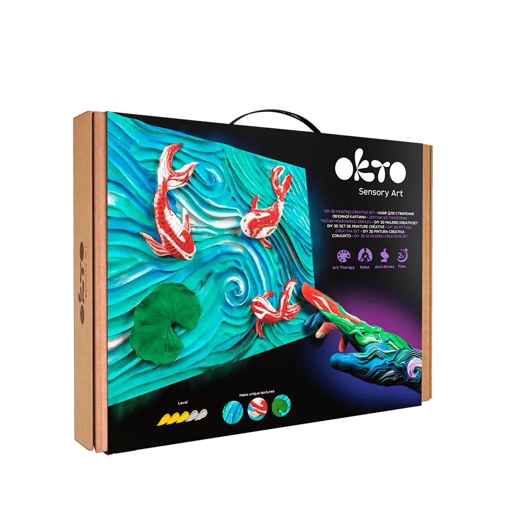 OKTO DIY 3D Painting Set Koi Carp