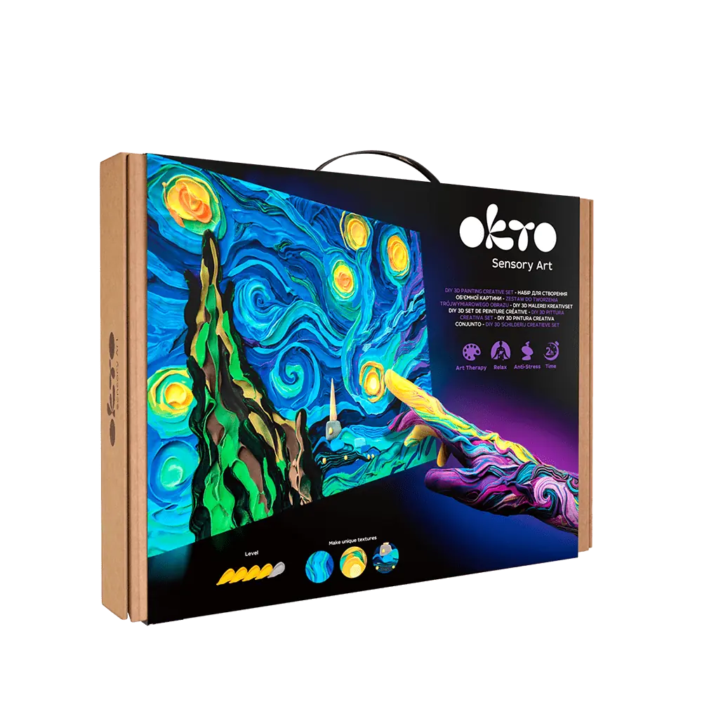 OKTO DIY 3D Painting Set Starry Night