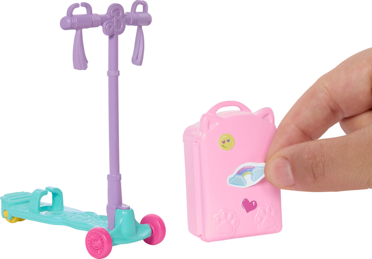Barbie Club Chelsea Limitless Adventure Doll, Scooter Suitcase and Accessories