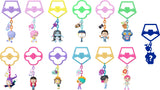 Mattel KPop Demon Hunters, Mini Collectible Keychain Figures, HUNTR/X, Saja Boys, Derpy, Sussie, & Accessories