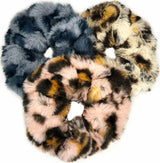 Fuzzy Animal Scrunchies