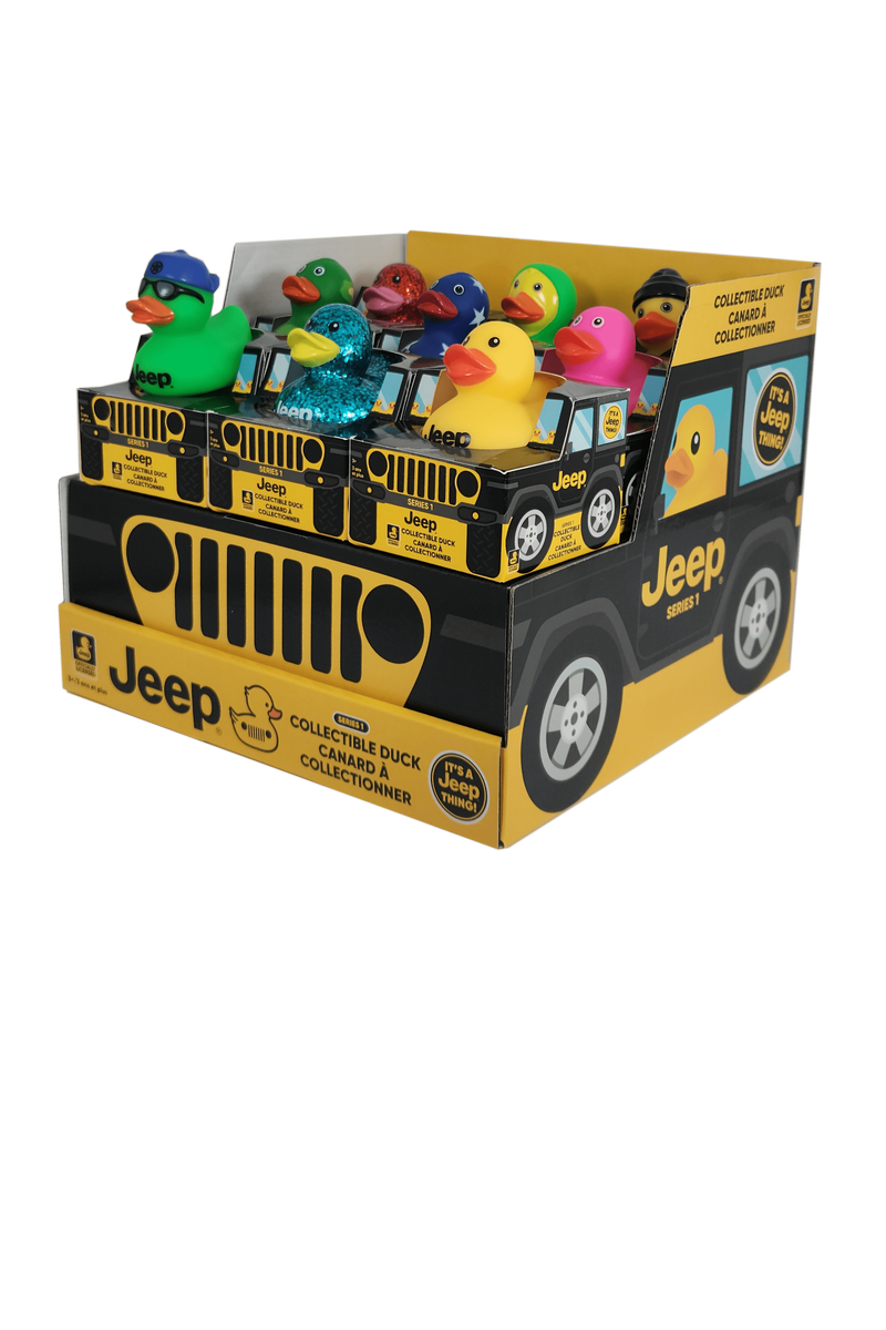 Jeep Branded Ducks 2" Vinyl Paper Jeep