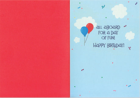 Choo Choo Train Foil Card